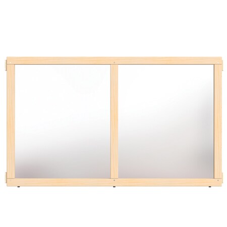 Jonti-Craft KYDZ Suite Panel, E-height, 48 in. Wide, Mirror 1514JCEMR